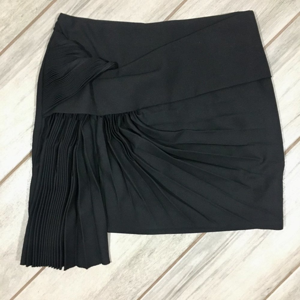 Saint Laurent Pleated Mini Skirt - NEW - Picture 3 of 12